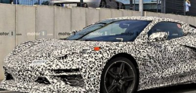 Папарацци «поймали» новый Chevrolet Corvette