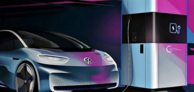 Volkswagen представил проект мобильной зарядной станции