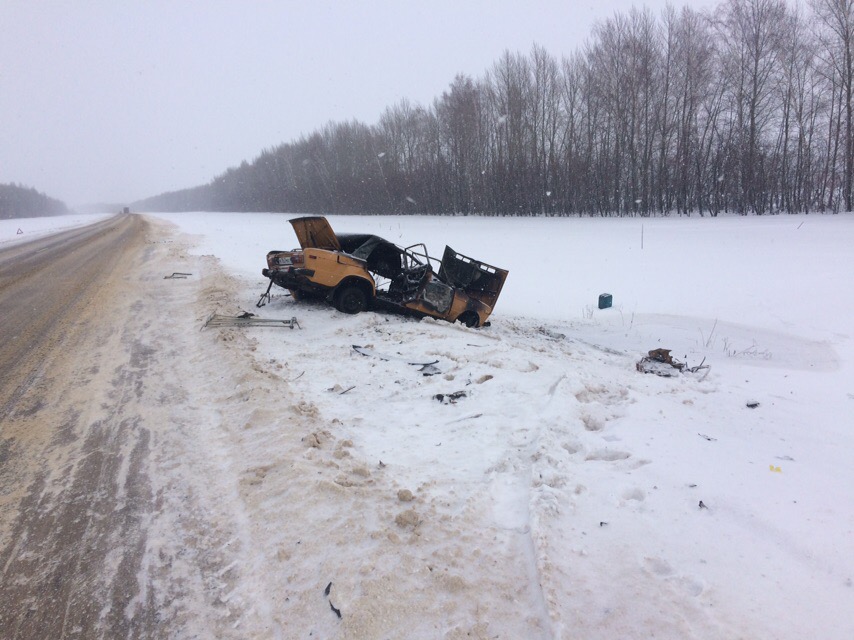 Водитель ВАЗа сгорел в машине после ДТП в Тамбовской области (3)