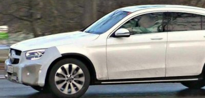 Рестайлинговый Mercedes GLC Coupe лишился камуфляжа