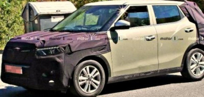 На дорогах замечен обновлённый SsangYong Tivoli