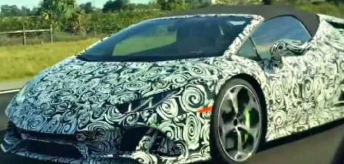 На дороге замечен новый Lamborghini Huracán