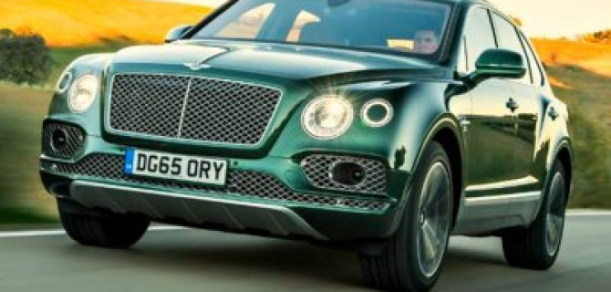 Подготовлена новая версия кроссовера Bentley Bentayga