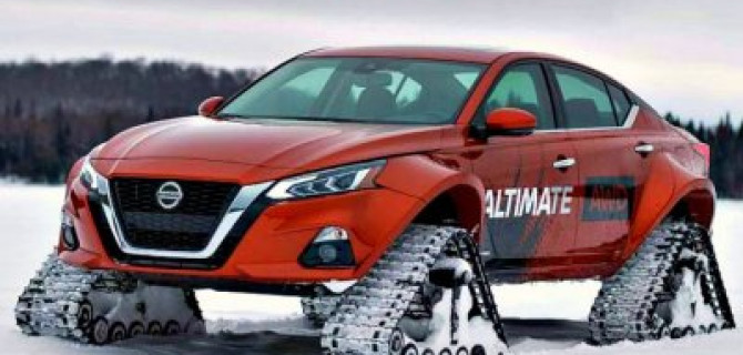 Nissan «обул» в гусеницы седан Altima