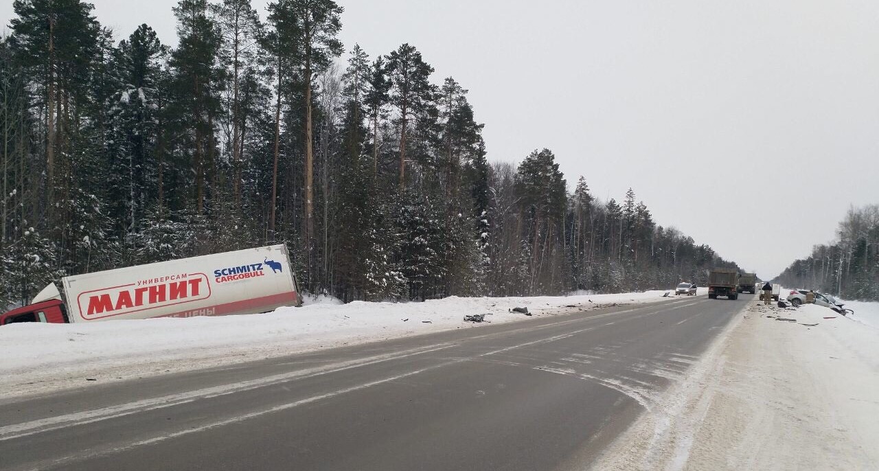 Водитель иномарки погиб в ДТП на трассе Тюмень – Ханты-Мансийск (2)