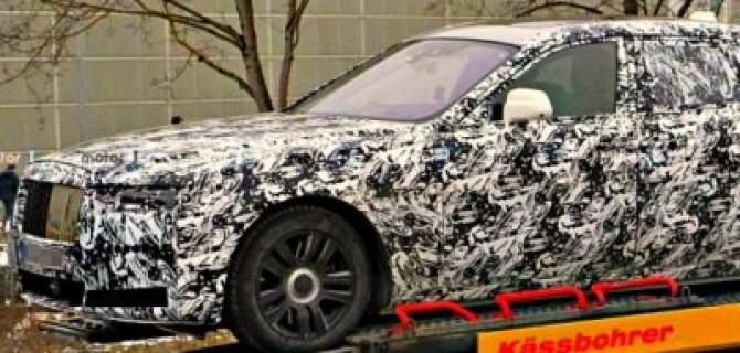 Папарацци сфотографировали новый Rolls-Royce Ghost