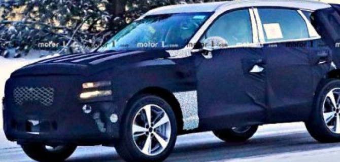 Появились первые фото кроссовера Genesis GV80