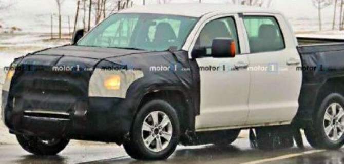 В США испытывается обновлённый пикап Toyota Tundra