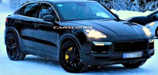 На испытания вышел Porsche Cayenne с купеобразным кузовом