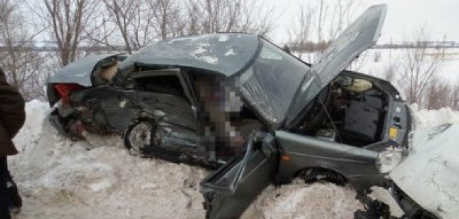 Женщина-водитель «Лады» погибла в ДТП в Кинель-Черкасском районе