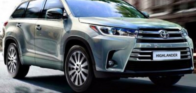 Объявлен отзыв кроссоверов Toyota Highlander