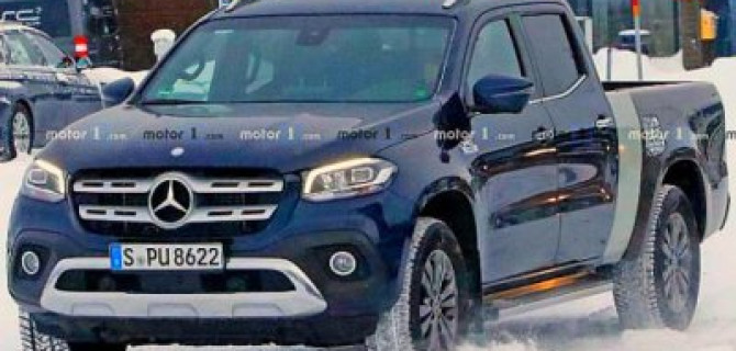 Mercedes испытывает новую версию своего пикапа