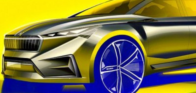 Skoda показала интерьер своего электрокроссовера