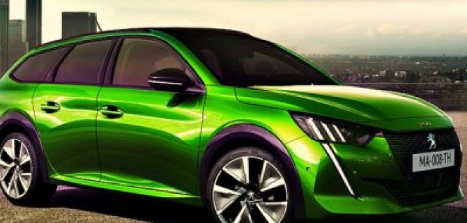 В интернете появились изображения универсала Peugeot 208 Wagon