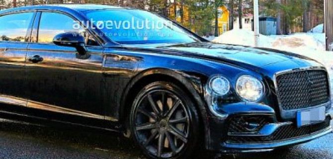Завершаются испытания нового Bentley Flying Spur