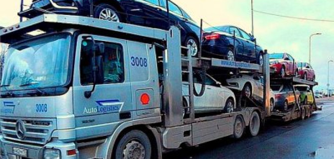 Россия снизила объём экспорта автомобилей