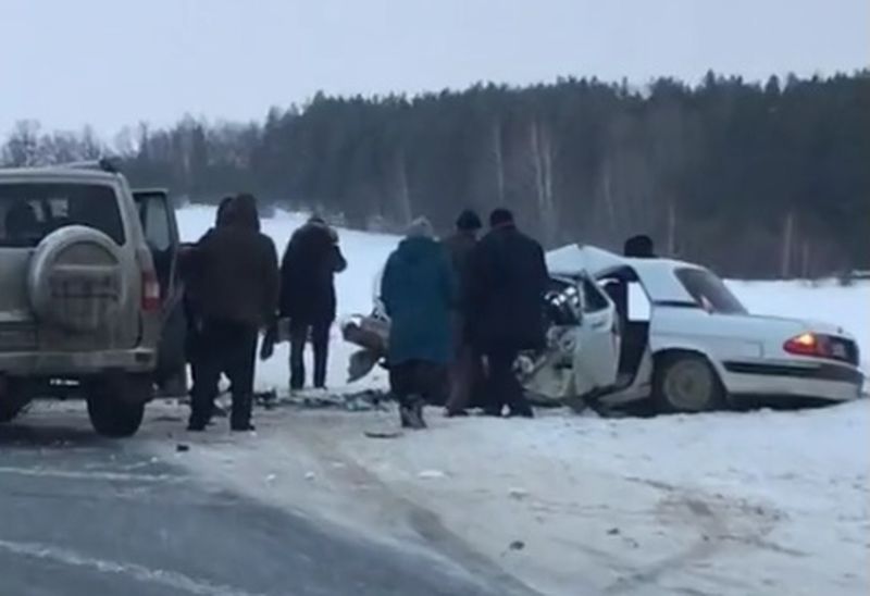 Женщина погибла в ДТП в Ульяновской области
