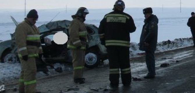 Водитель «Лады» погиб в ДТП в Оренбургской области