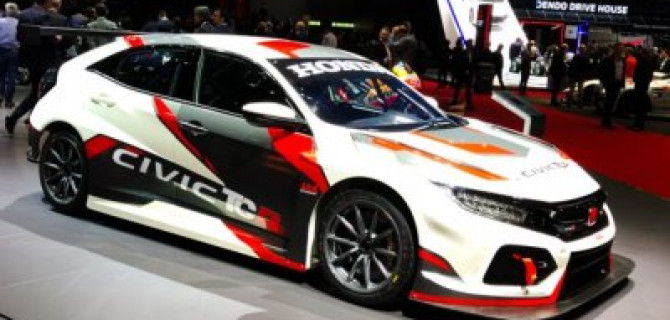 J.A.S. Motorsport показал в Женеве подготовленный к гонкам Honda Civic Type R 