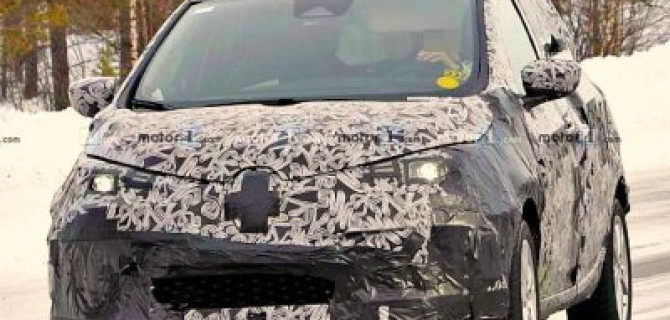 Испытывается новый электромобиль Renault Zoe