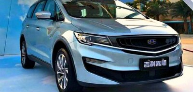 Новый минивэн Geely Jiaji вышел на рынок