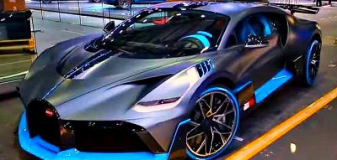 По Женеве ездил электромобиль Bugatti