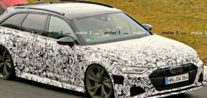 Новый Audi RS6 Avant — идёт дорожное тестирование