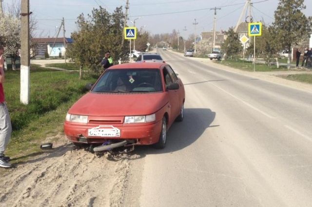 В Крымске ВАЗ сбил ребенка на велосипеде