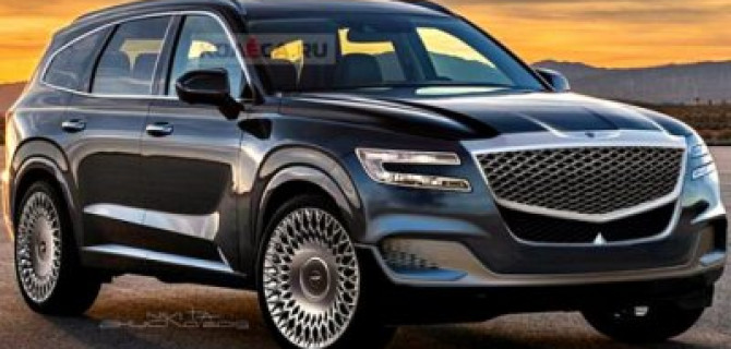 Появились изображения кроссовера Genesis GV80
