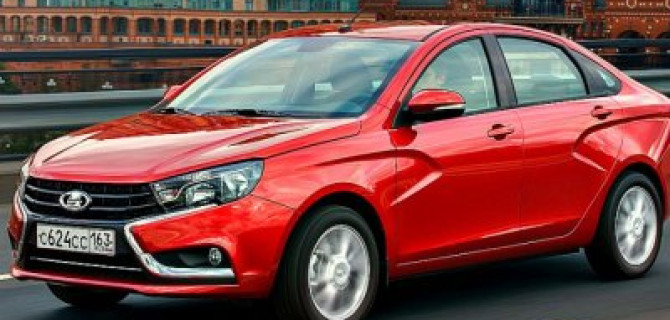 Lada Vesta вновь стала бестселлером марки