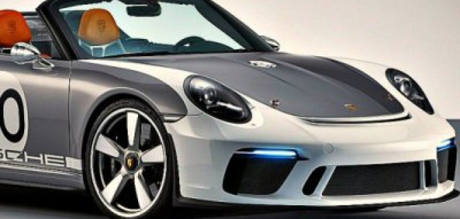 В Нью-Йорке покажут лимитированный Porsche 911 Speedster