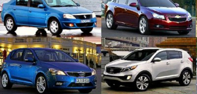 В России снизились продажи новых иномарок