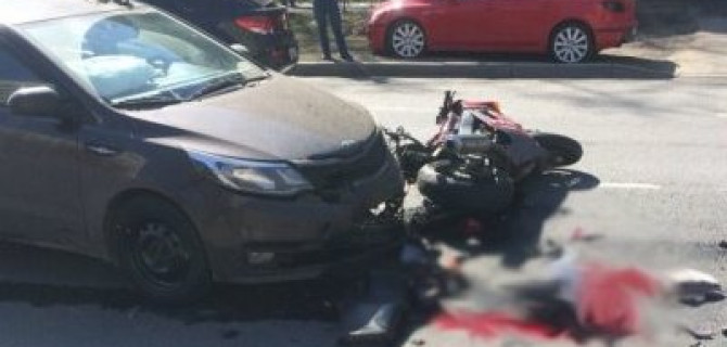 В Петербурге в ДТП погиб мотоциклист
