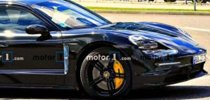 Рассекречена внешность Porsche Taycan
