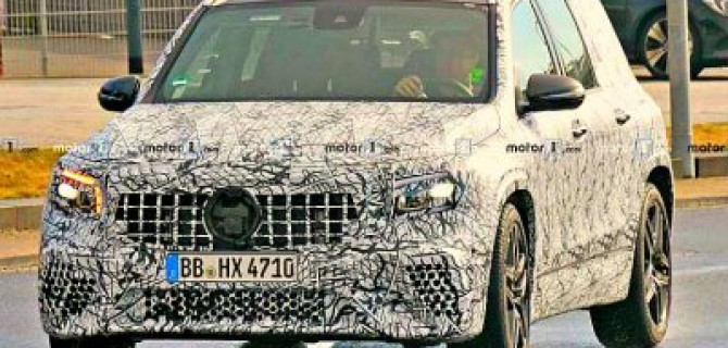 Около «Нюрбургринга» замечен новый Mercedes-AMG GLB 35