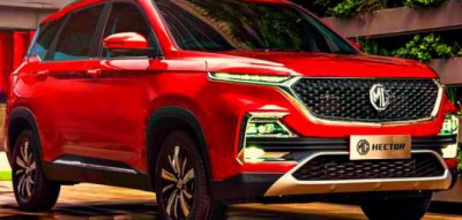 Показан новый кроссовер MG Hector