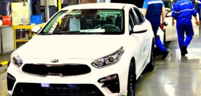 В России вырос выпуск легковых автомобилей