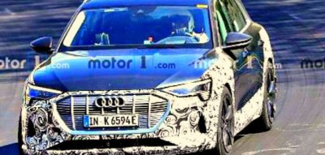 На испытания выехал «заряженный» Audi e-Tron