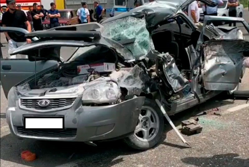 Двое взрослых и ребенок погибли в ДТП в Дагестане