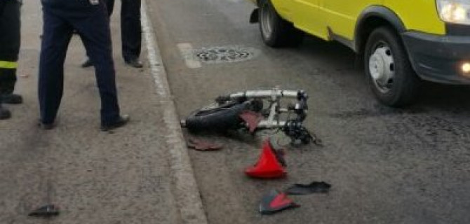 В Череповце мотоциклист попал в ДТП