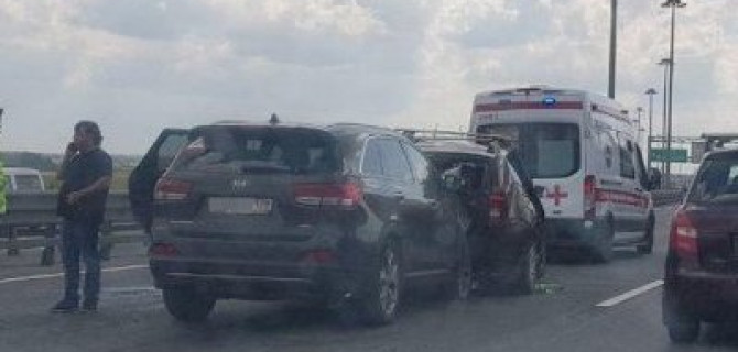 Пять человек пострадали в ДТП в Петербурге