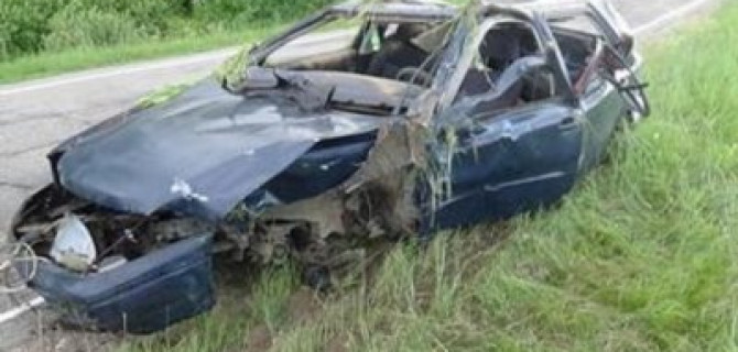 В Демидовском районе погиб водитель опрокинувшейся машины