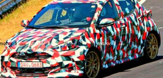На «Нюрбургринге» замечена новая Toyota Yaris