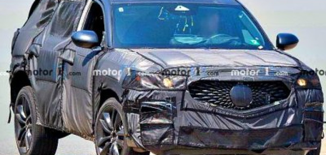 Обновлённый кроссовер Acura MDX выехал на испытания