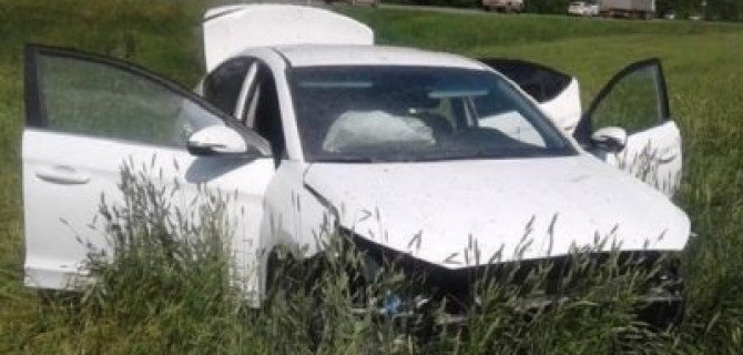 Семья с тремя детьми попала в больницу после ДТП в Башкирии