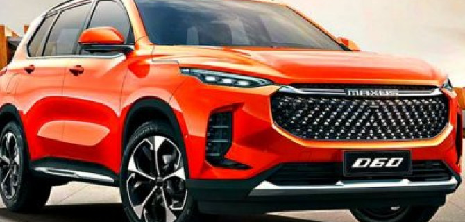 В Китае представлен новый кроссовер Maxus D60