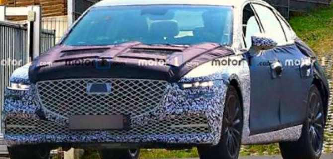 В Германии тестируется новый Genesis G80