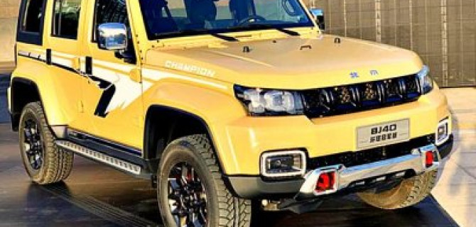 Китайский клон Jeep Wrangler стал ещё роскошнее