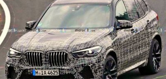 В Германии замечен обновлённый BMW X5 M