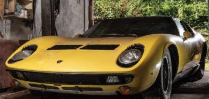 Найден уникальный Lamborghini Miura
